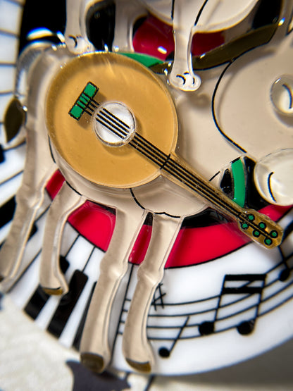 ラッキーホース ブローチ