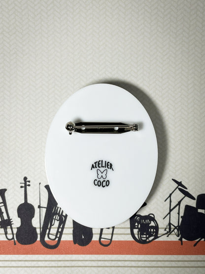 ラッキーホース ブローチ