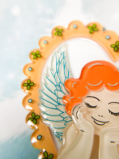 Adorable Cupid Brooch