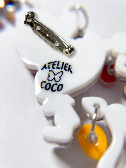Ho Ho Holiday Hangout Brooch