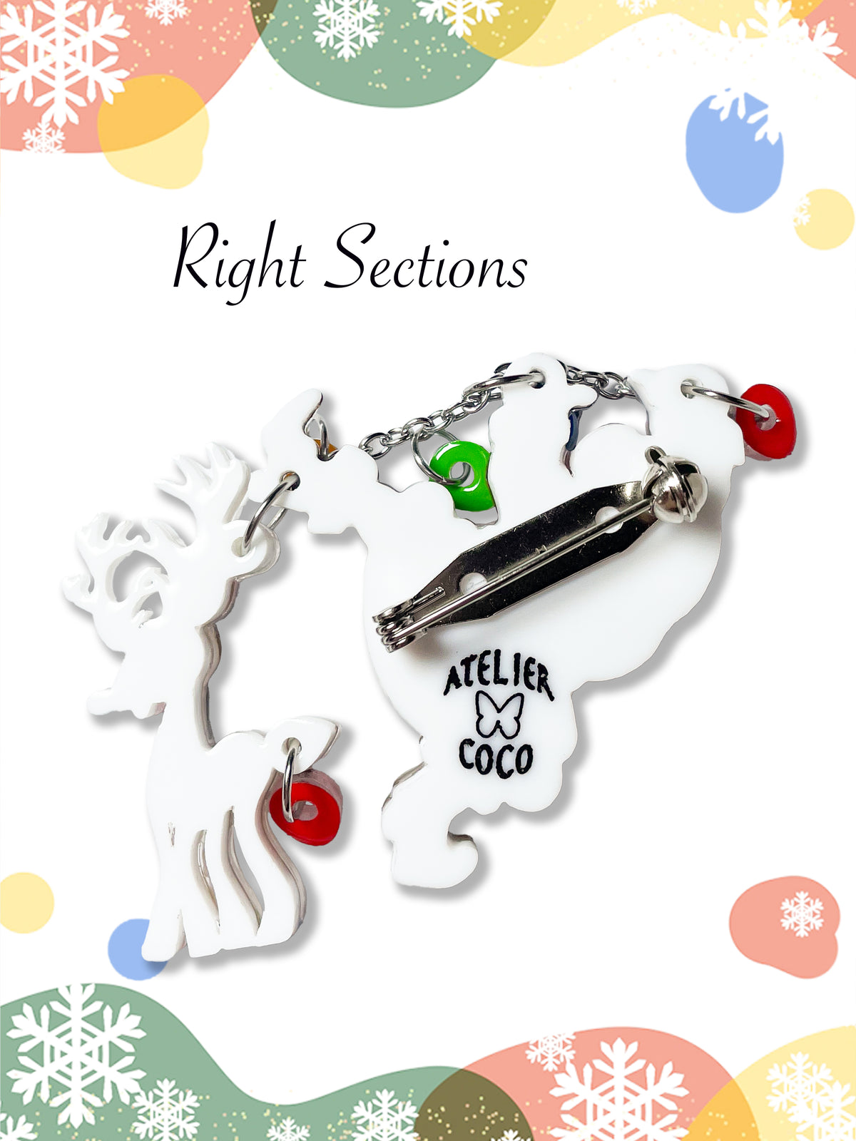 Ho Ho Holiday Hangout Brooch
