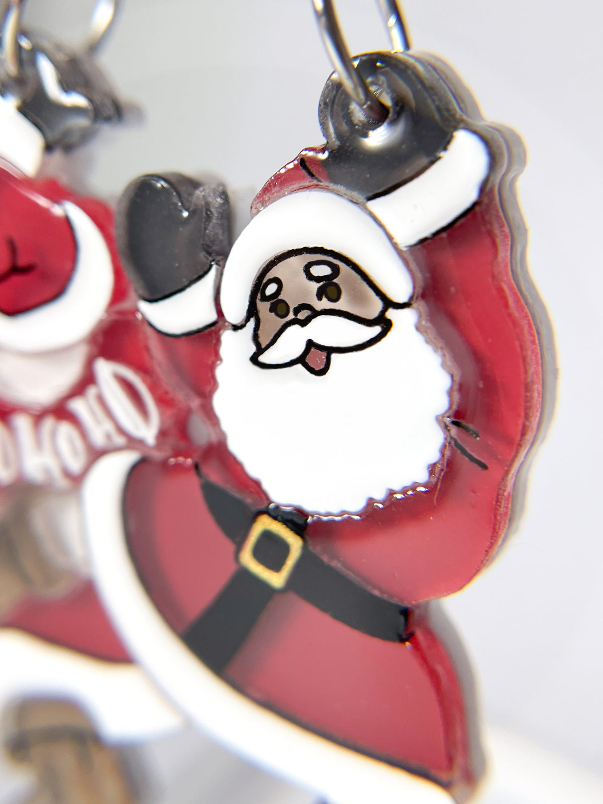 Jolly Santa Drop Earrings