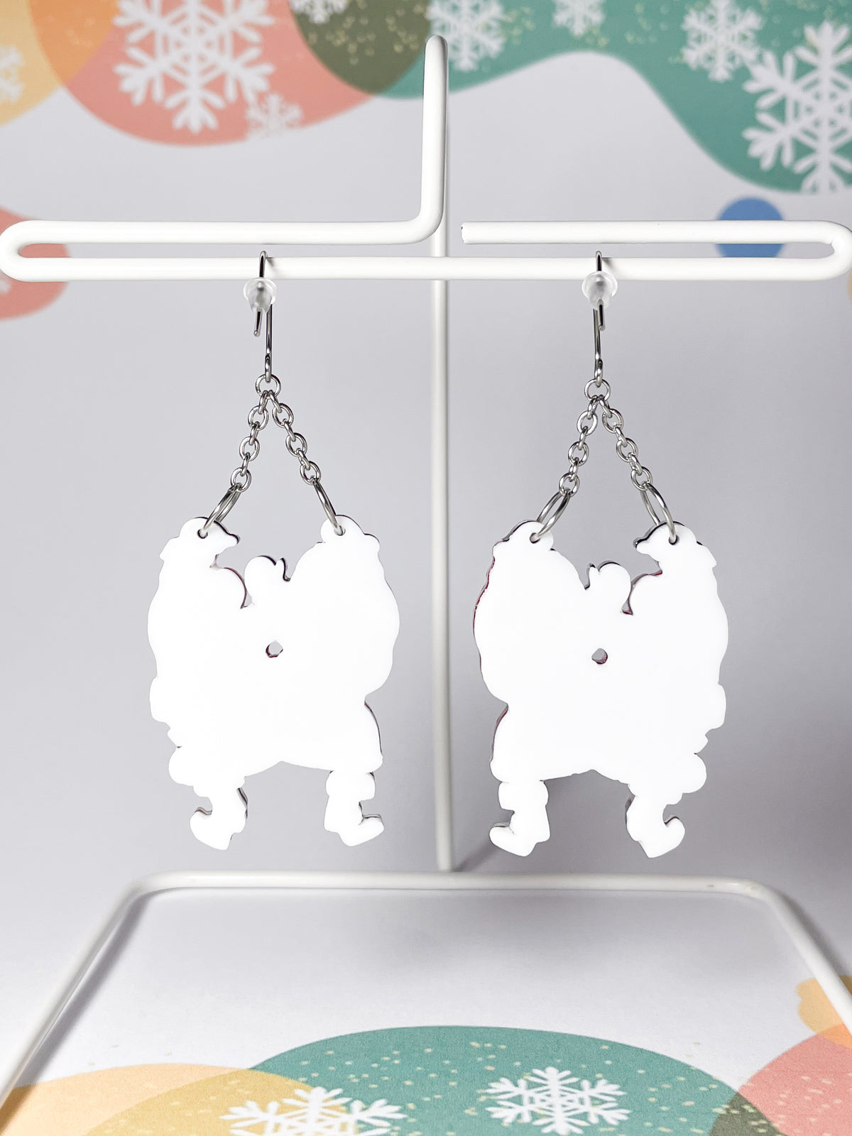 Jolly Santa Drop Earrings