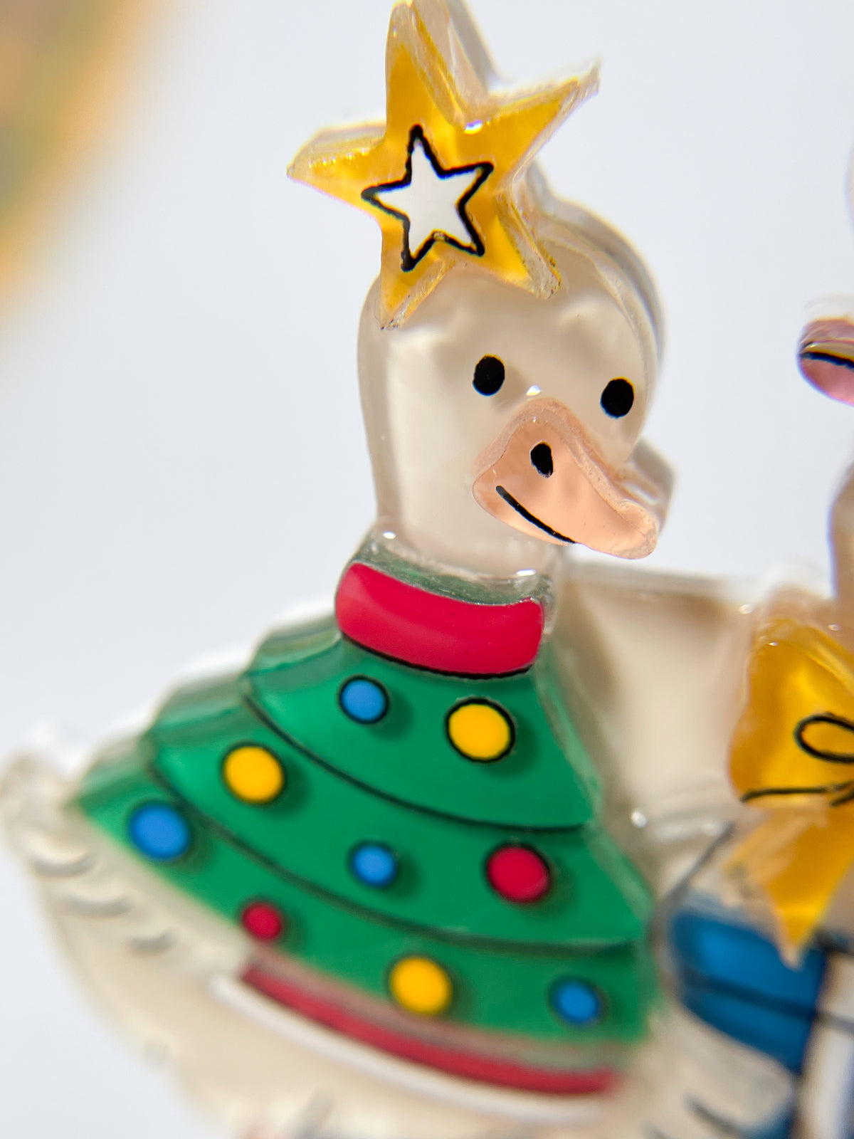 Quack-mas Holiday Trio Brooch