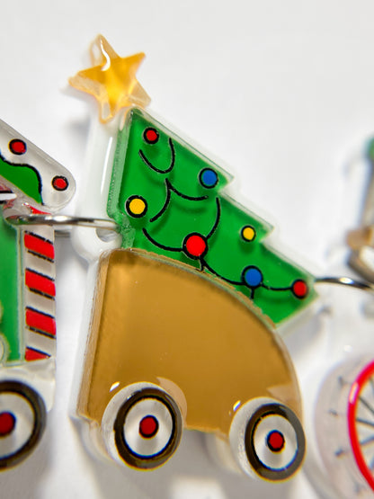 Gingerbread Express Brooch