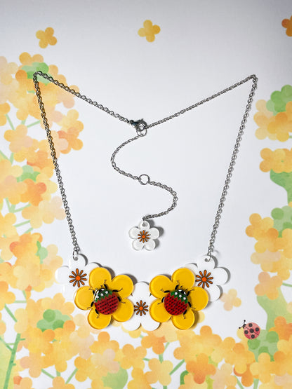 Petit Berry Ladybug Necklace