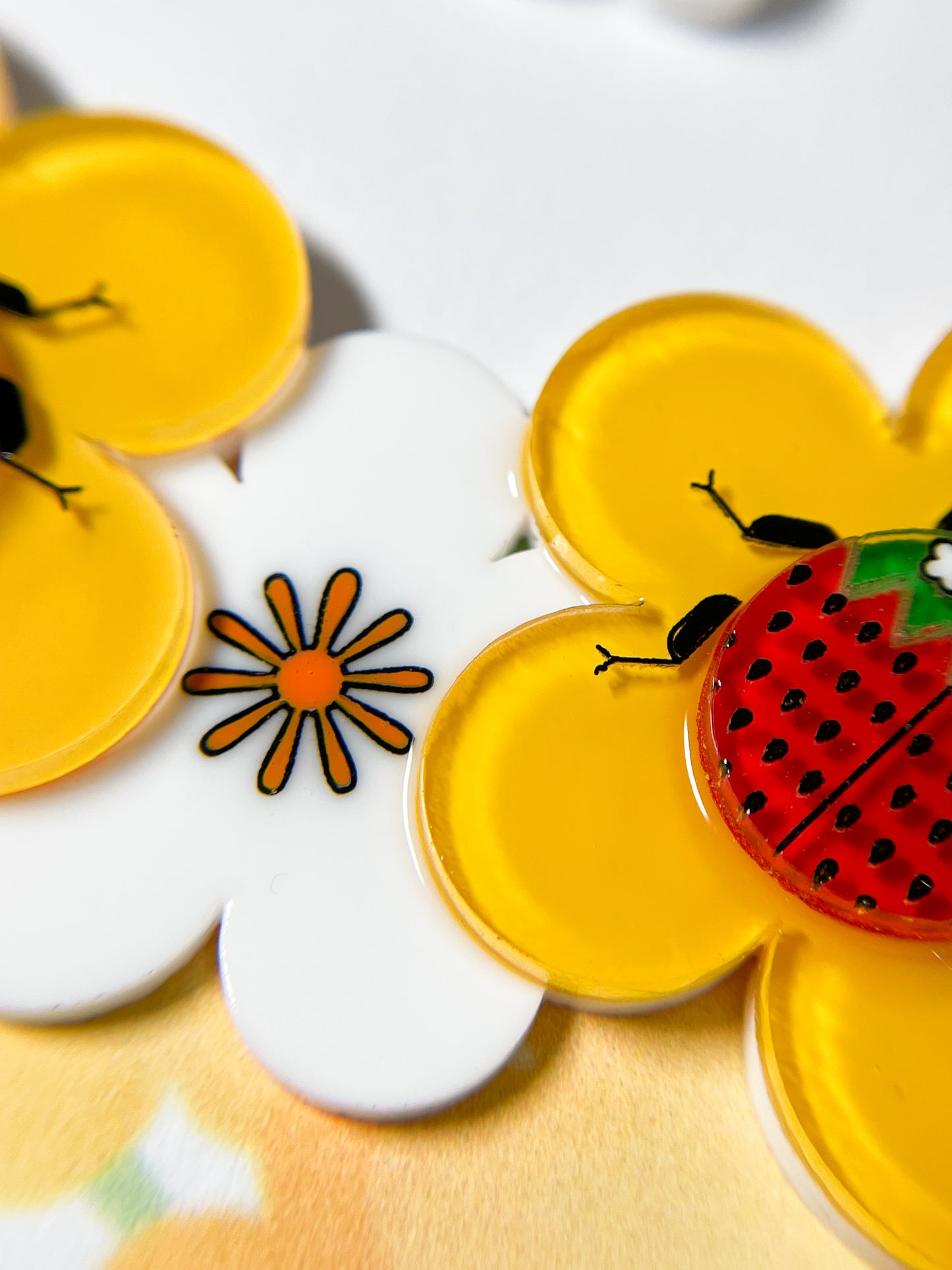 Petit Berry Ladybug Necklace