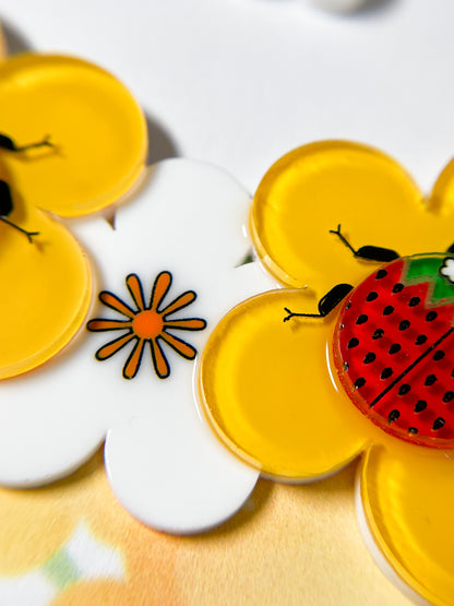 Petit Berry Ladybug Necklace