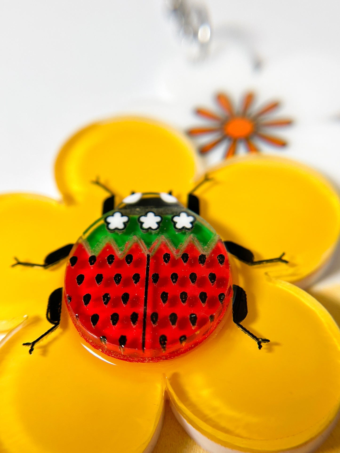 Petit Berry Ladybug Necklace