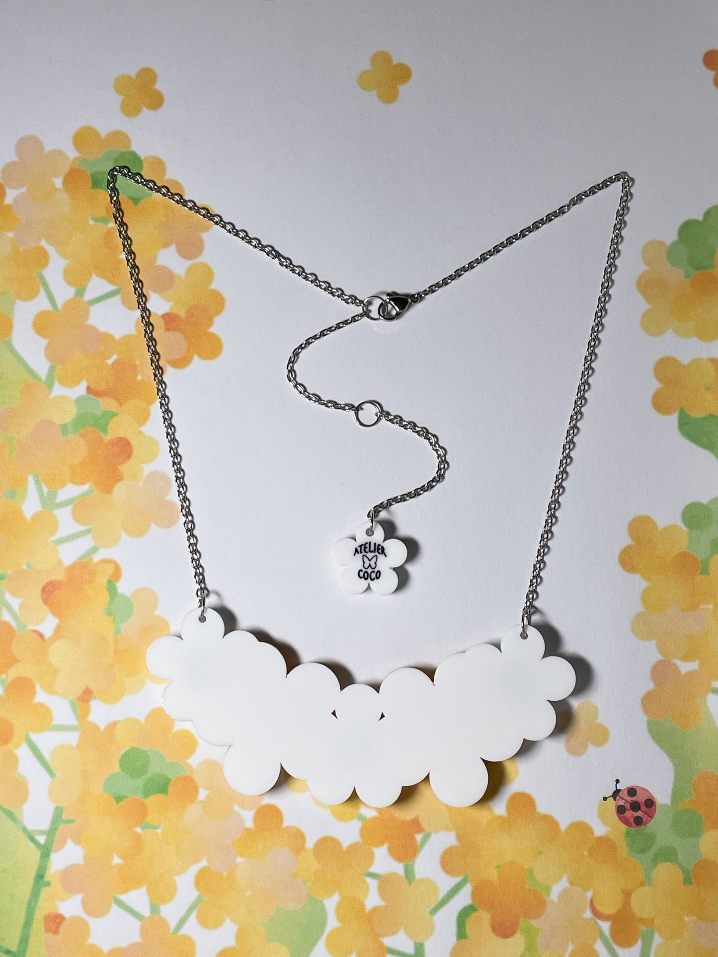 Petit Berry Ladybug Necklace