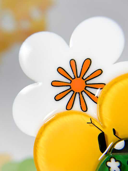 Petit Berry Ladybug Brooch