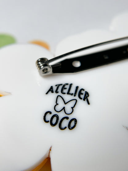 Petit Berry Ladybug Brooch