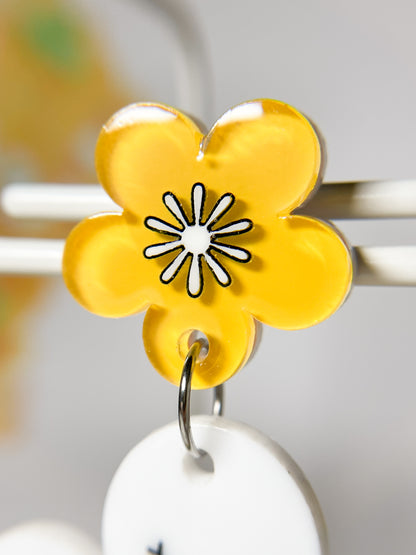 Petit Berry Ladybug Drop Earrings