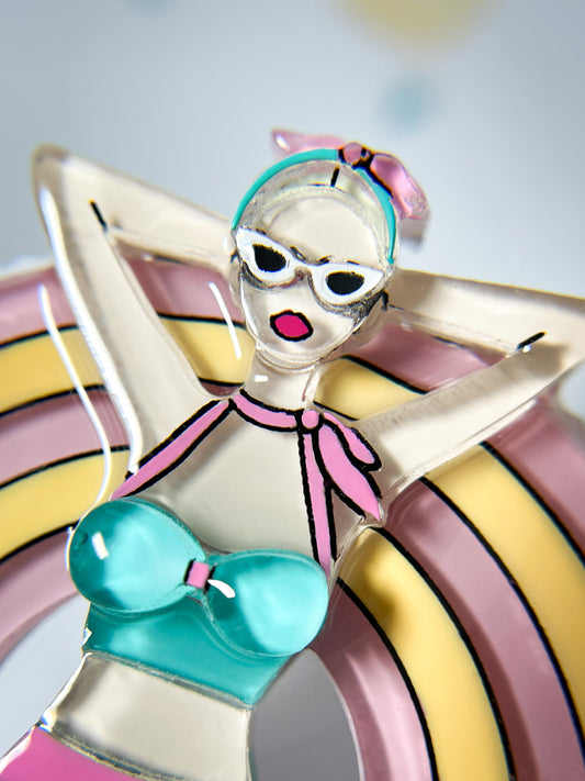 Retro Floaties Brooch