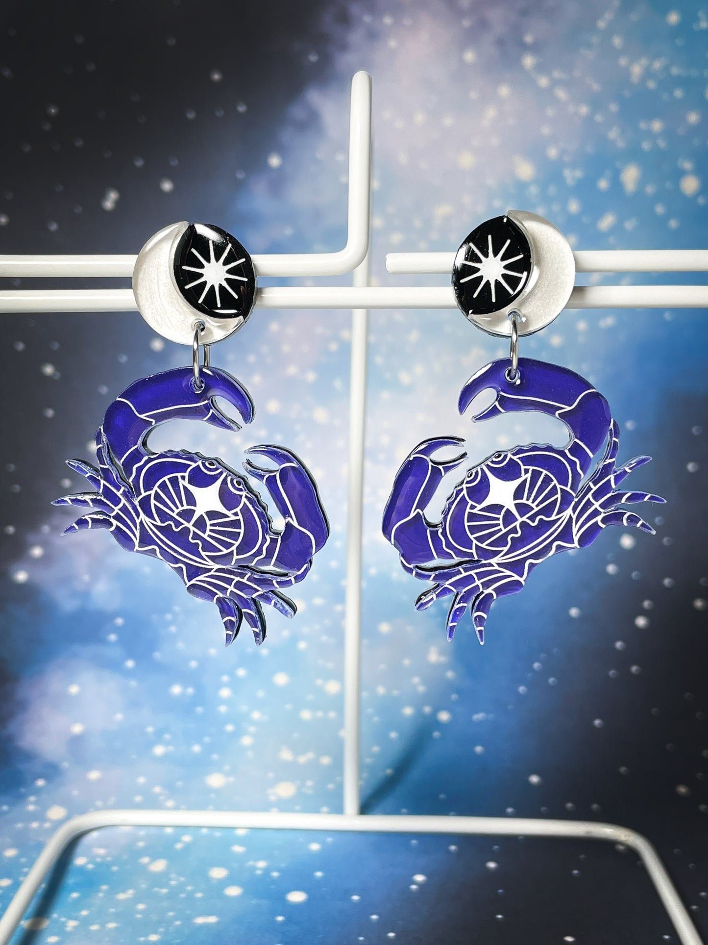 Celestial Crab Drop Earring