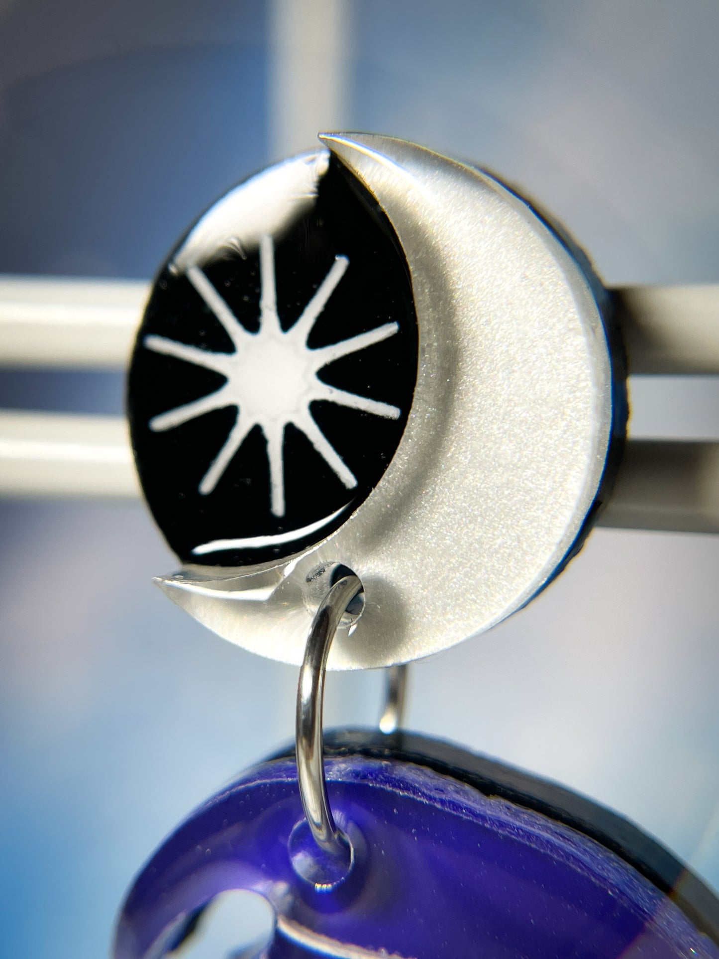 Celestial Crab Drop Earring