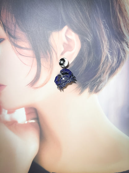 Celestial Crab Drop Earring