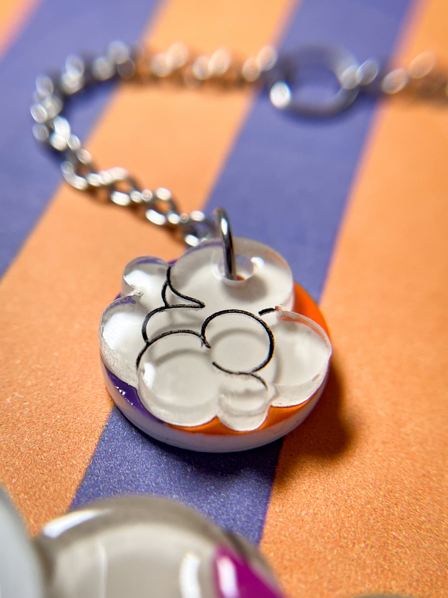 Spooky Popcorn Necklace