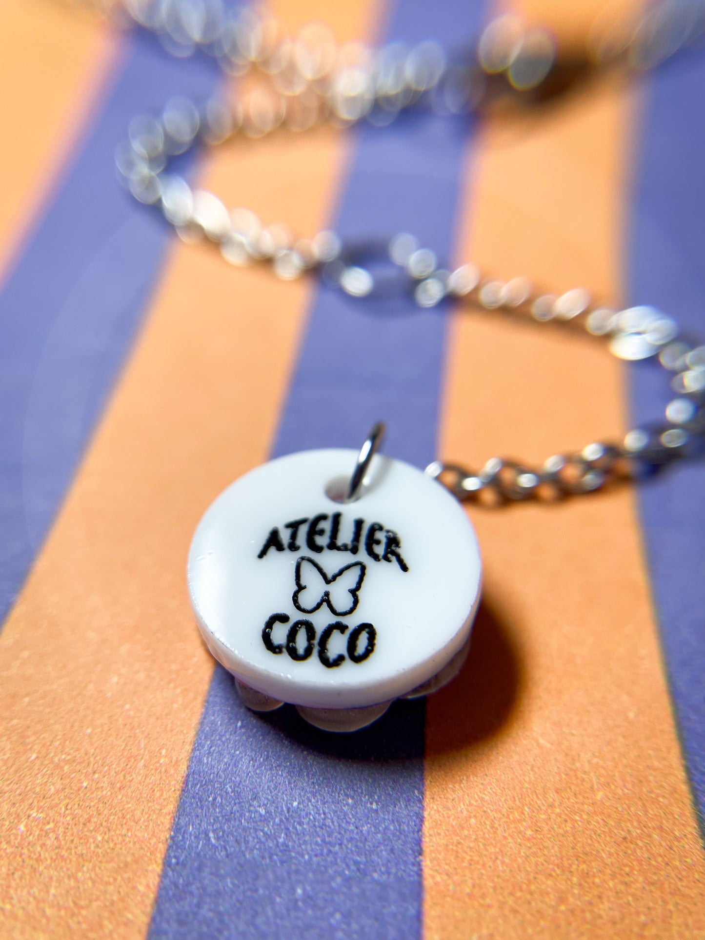 Spooky Popcorn Necklace