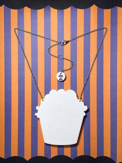 Spooky Popcorn Necklace