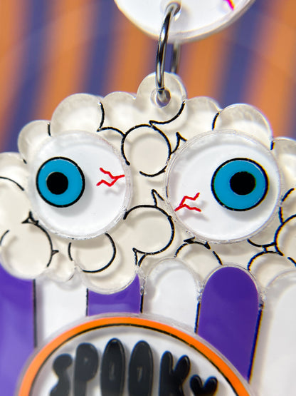 Spooky Popcorn Drop Earrings
