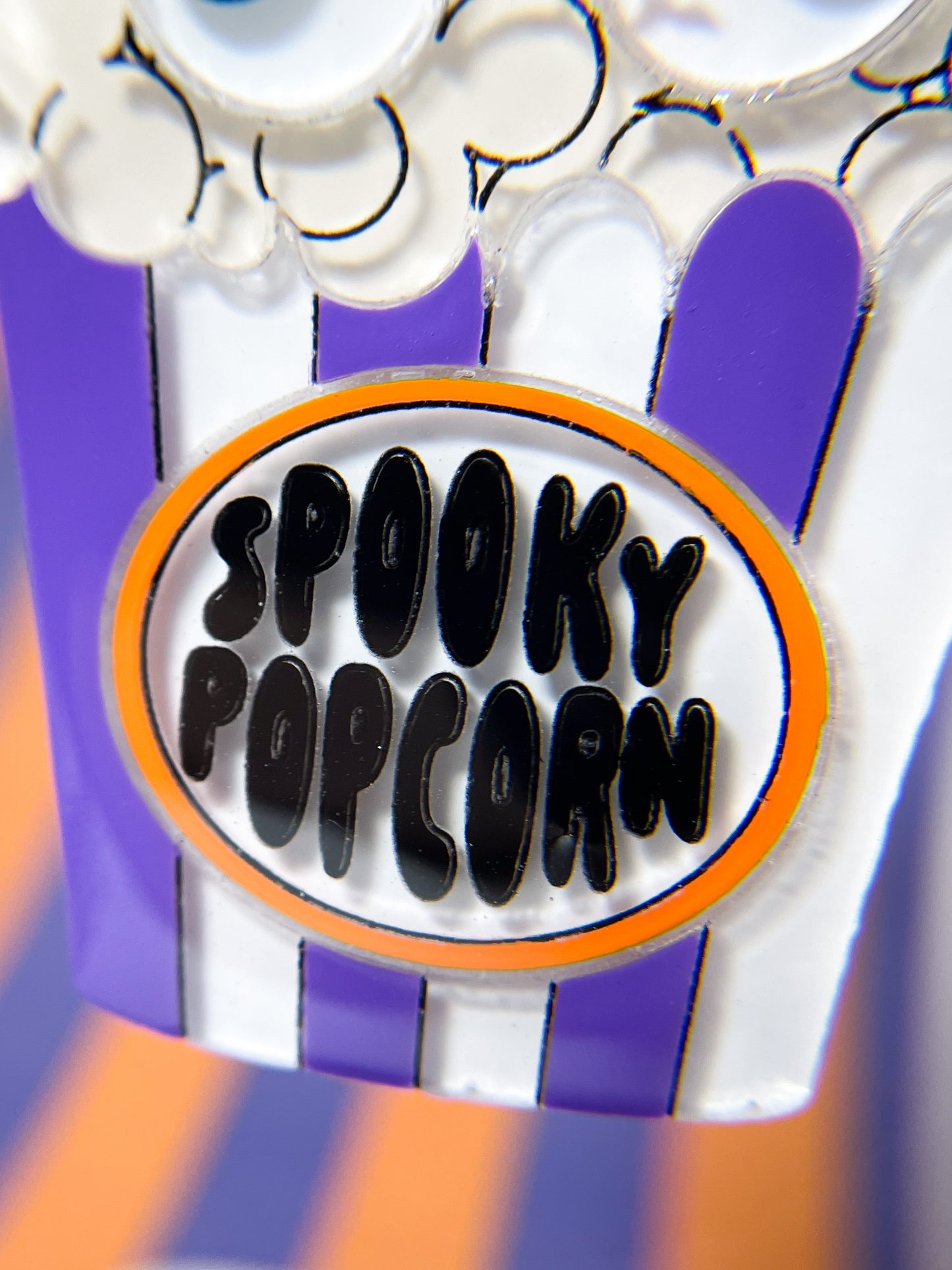 Spooky Popcorn Drop Earrings