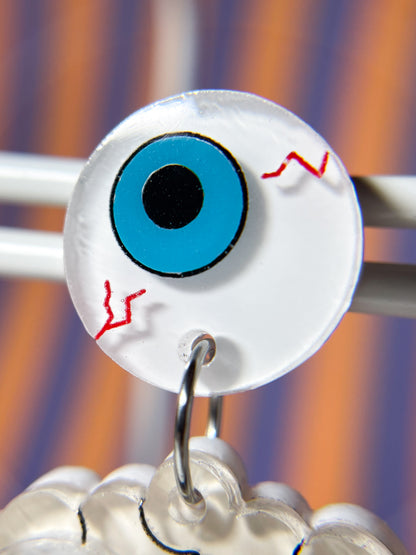 Spooky Popcorn Drop Earrings
