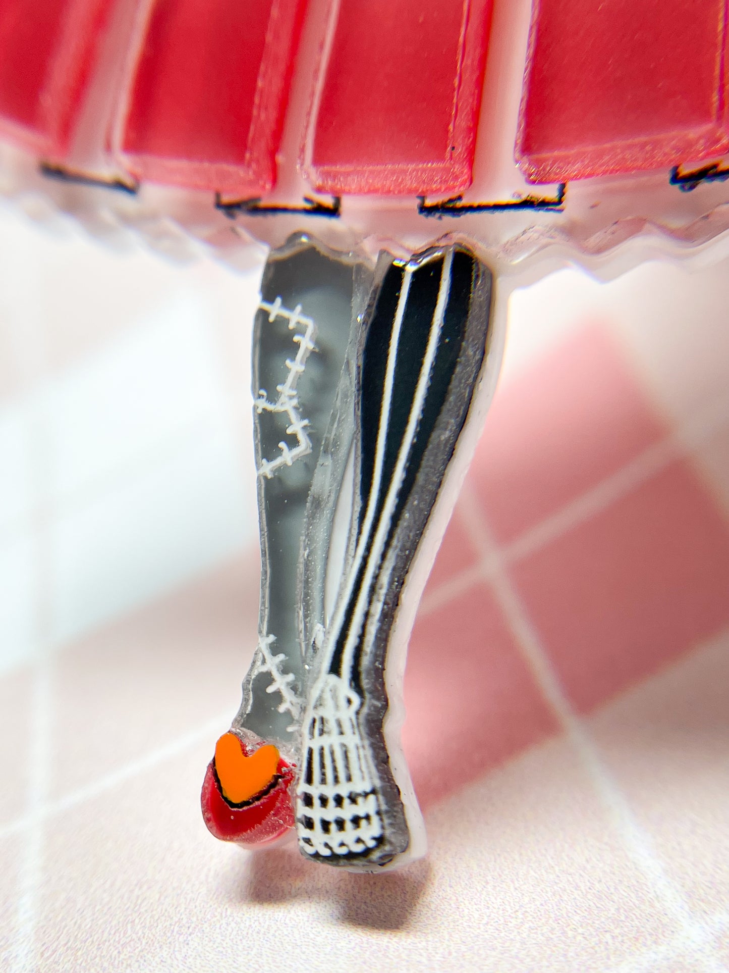 Vintage Doll Zombie Anatomy Brooch