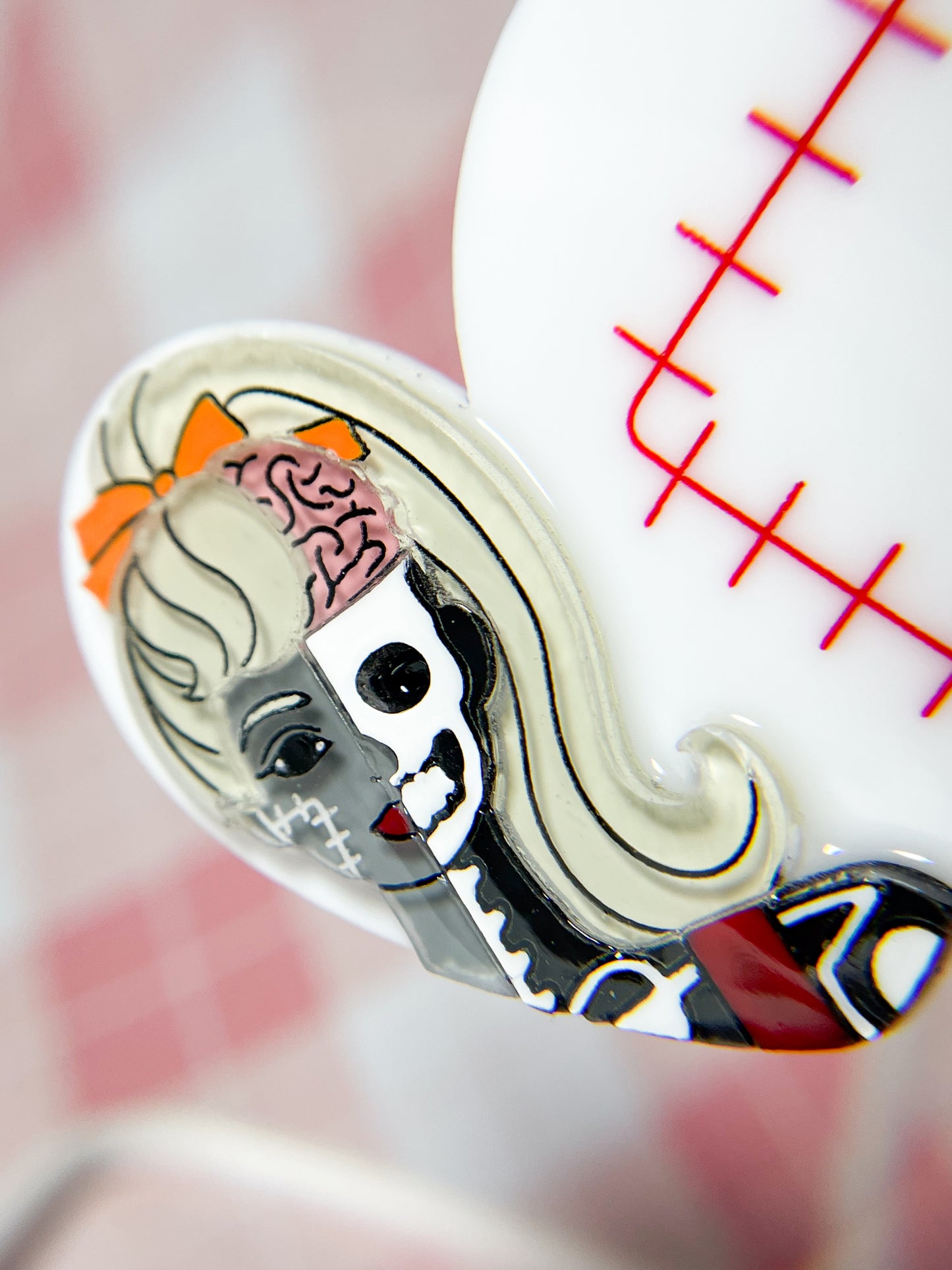 Vintage Doll Zombie Anatomy Drop Earrings