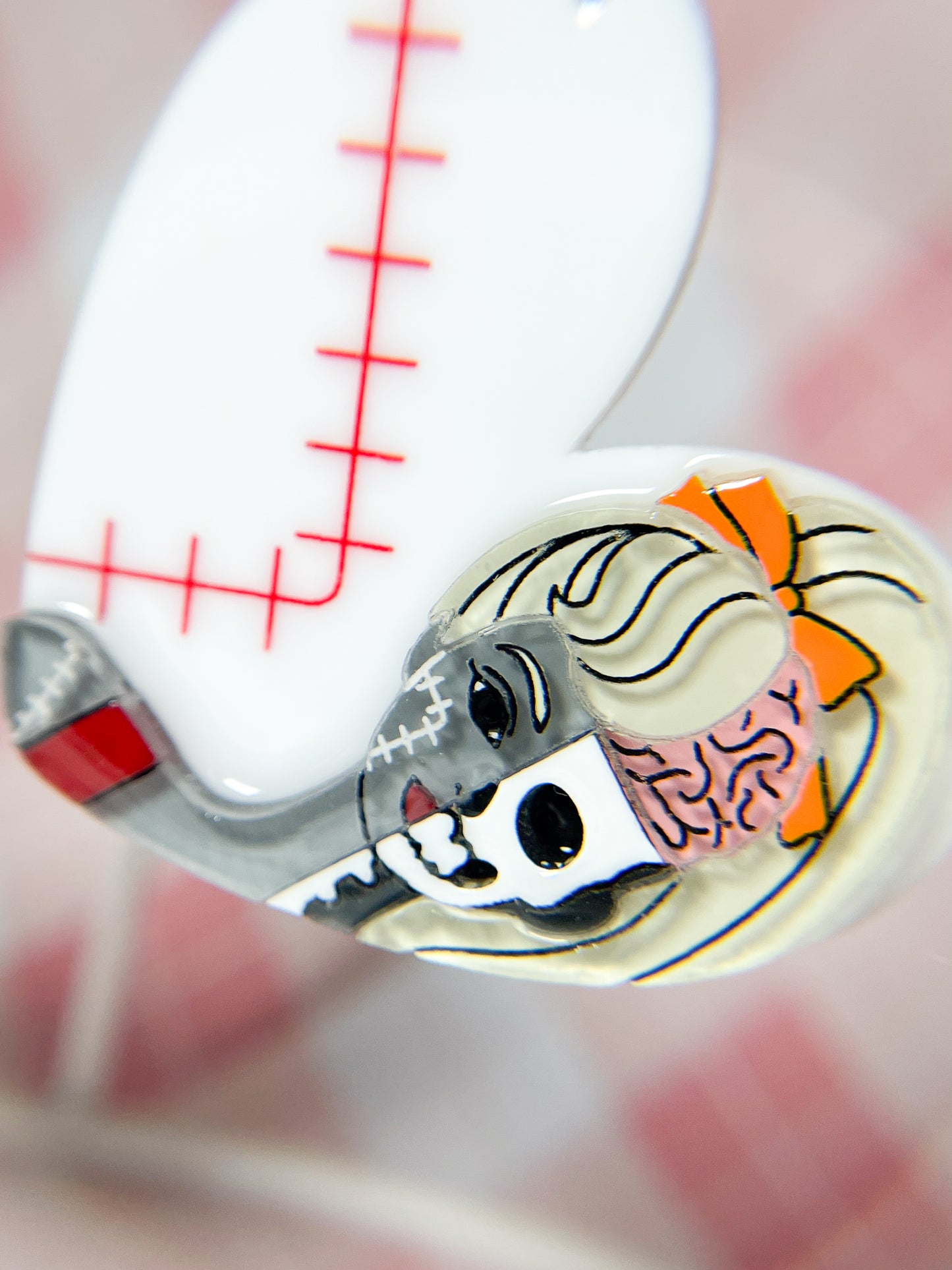 Vintage Doll Zombie Anatomy Drop Earrings