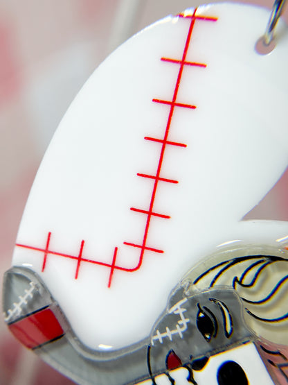 Vintage Doll Zombie Anatomy Drop Earrings