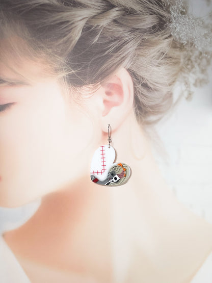 Vintage Doll Zombie Anatomy Drop Earrings