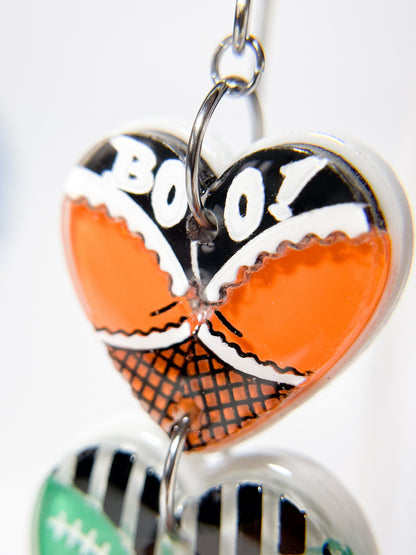 Halloweenské náušnice Duchové kapky