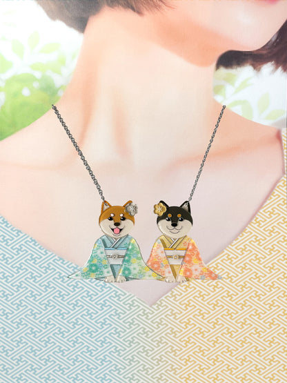 Kimono Shiba Necklace