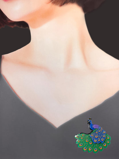 Feathered Grace Brooch