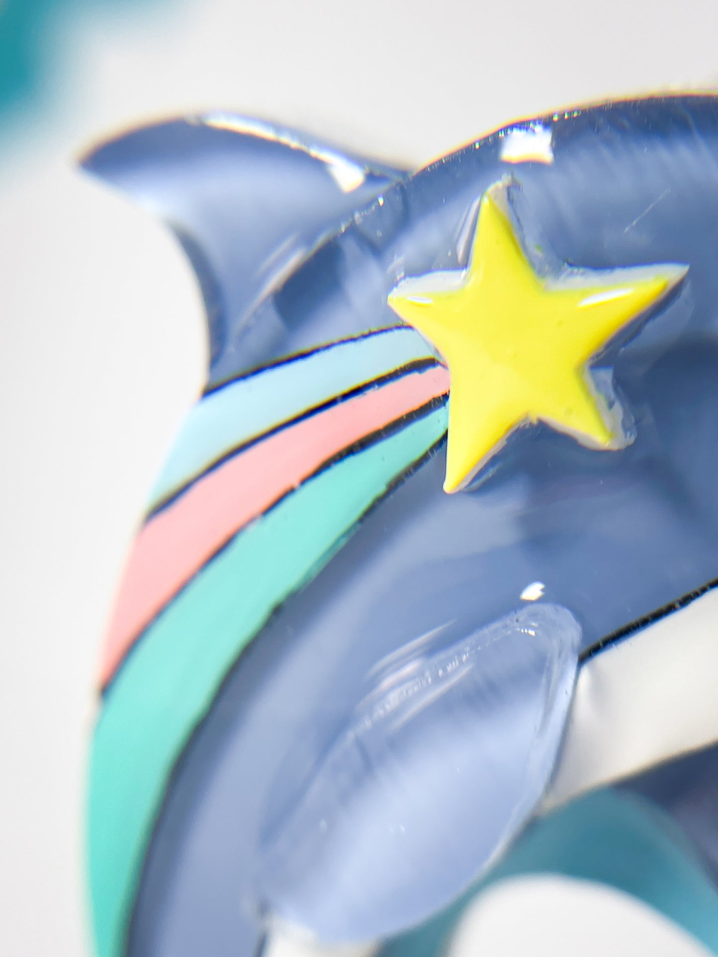 Shooting Star Dolphin Brooch