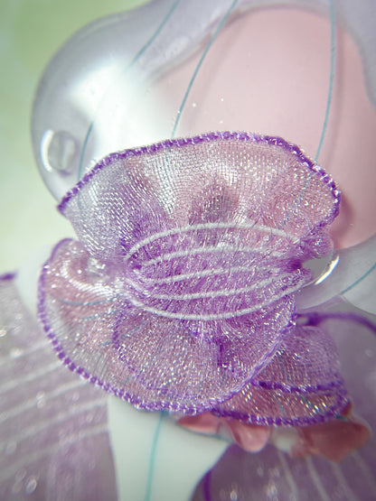 Jellyfish Fairy Brooch(Purple ribbon)