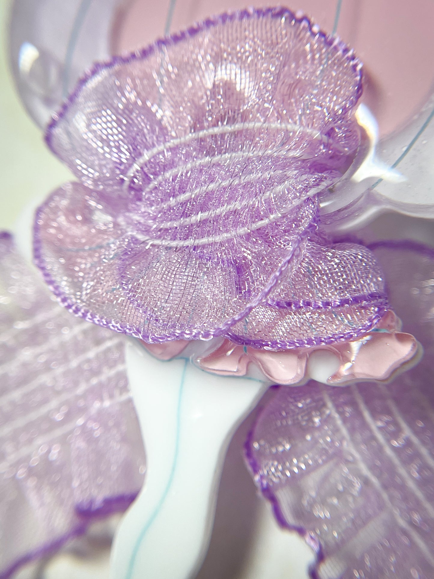 Jellyfish Fairy Brooch(Purple ribbon)