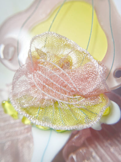 Jellyfish Fairy Brooch(Pink ribbon)