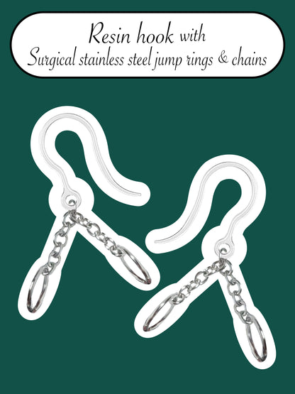 Jolly Santa Drop Earrings