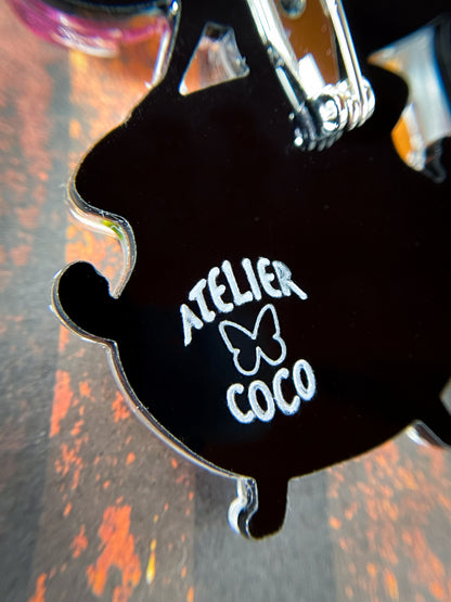 " I put a spell on you " witch brooch