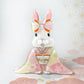 [Limited edition] Kimono Rabbit Brooch (Pink)