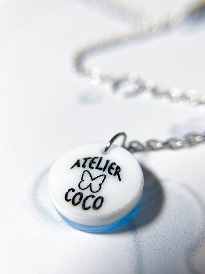 Mermaid Floating in the Sea Necklace