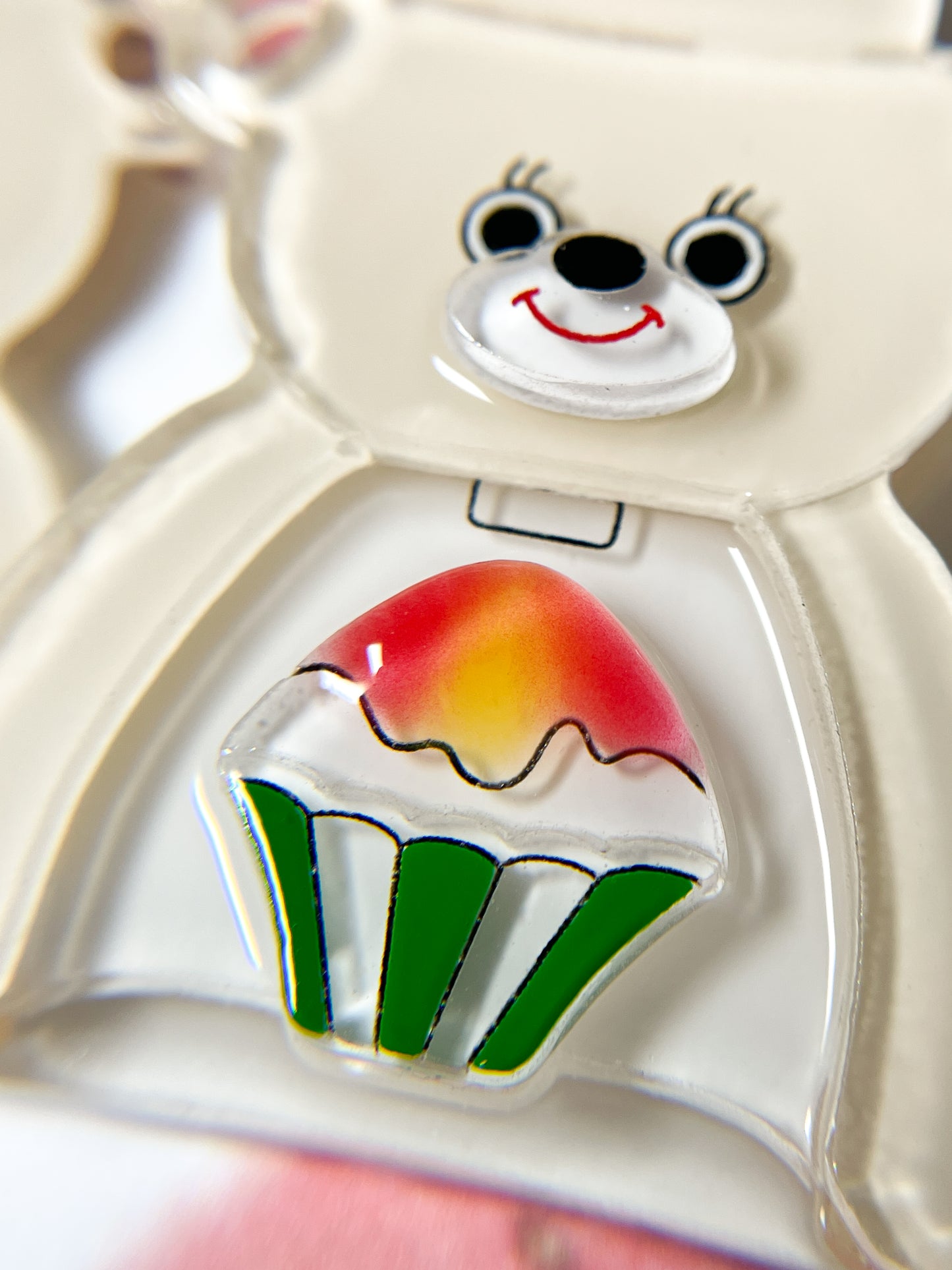 White Bear Shaved Ice Machine Necklace (Watermelon)