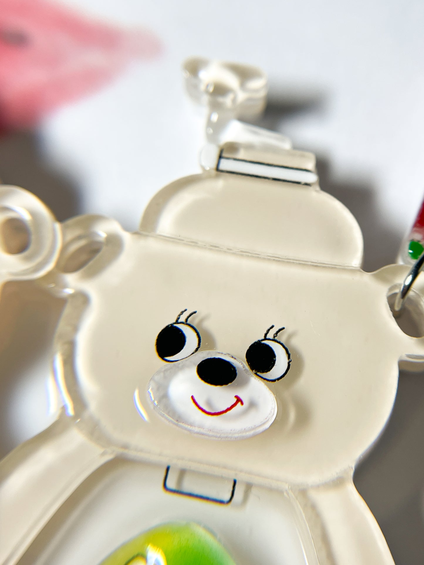 White Bear Shaved Ice Machine Necklace (Watermelon)