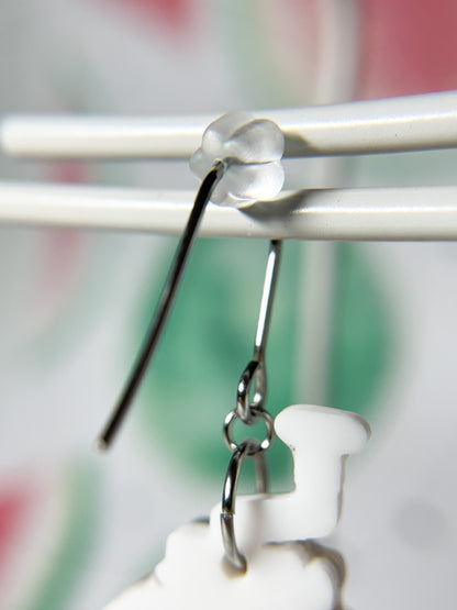 白くまのかき氷機 ドロップピアス