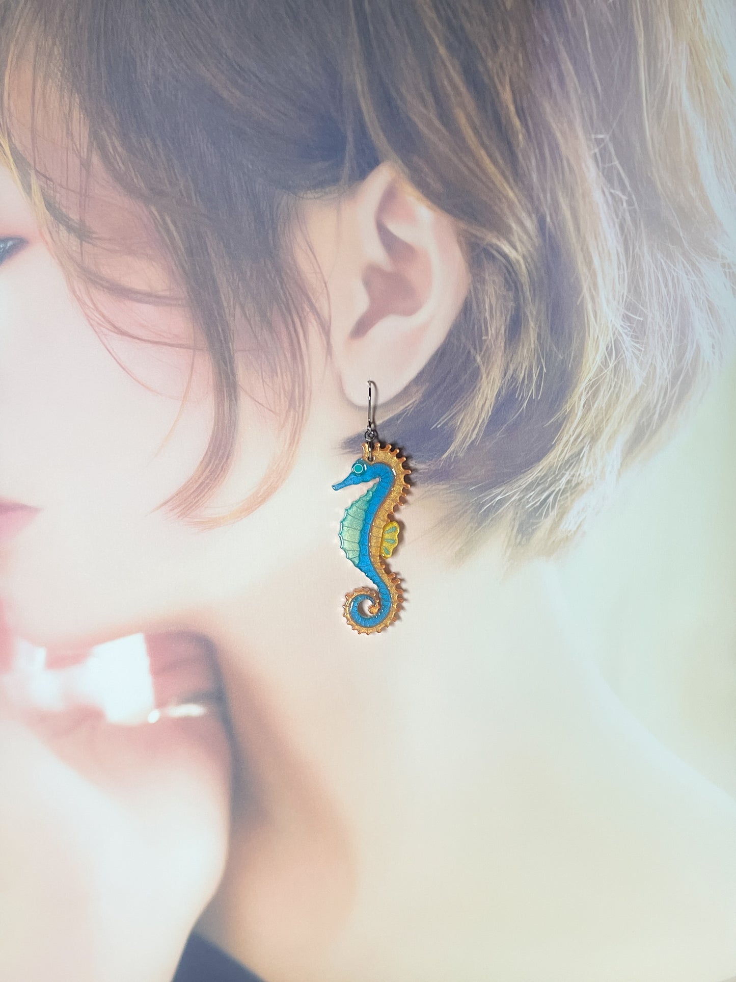 Seahorse Drop Earrings