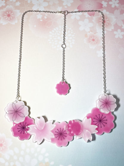 Japanese Cherry Blossom Necklace
