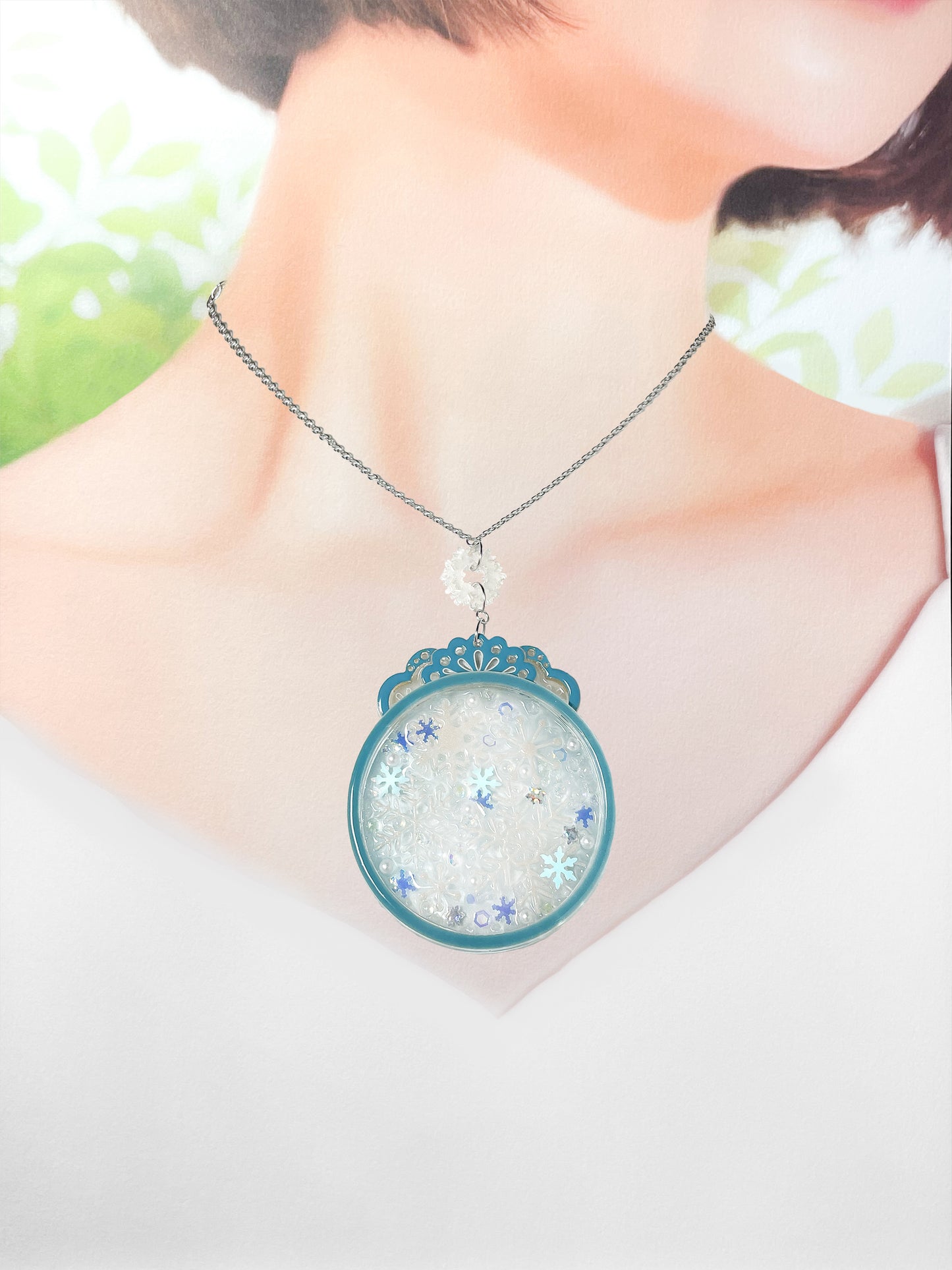 Snow Crystal Necklace