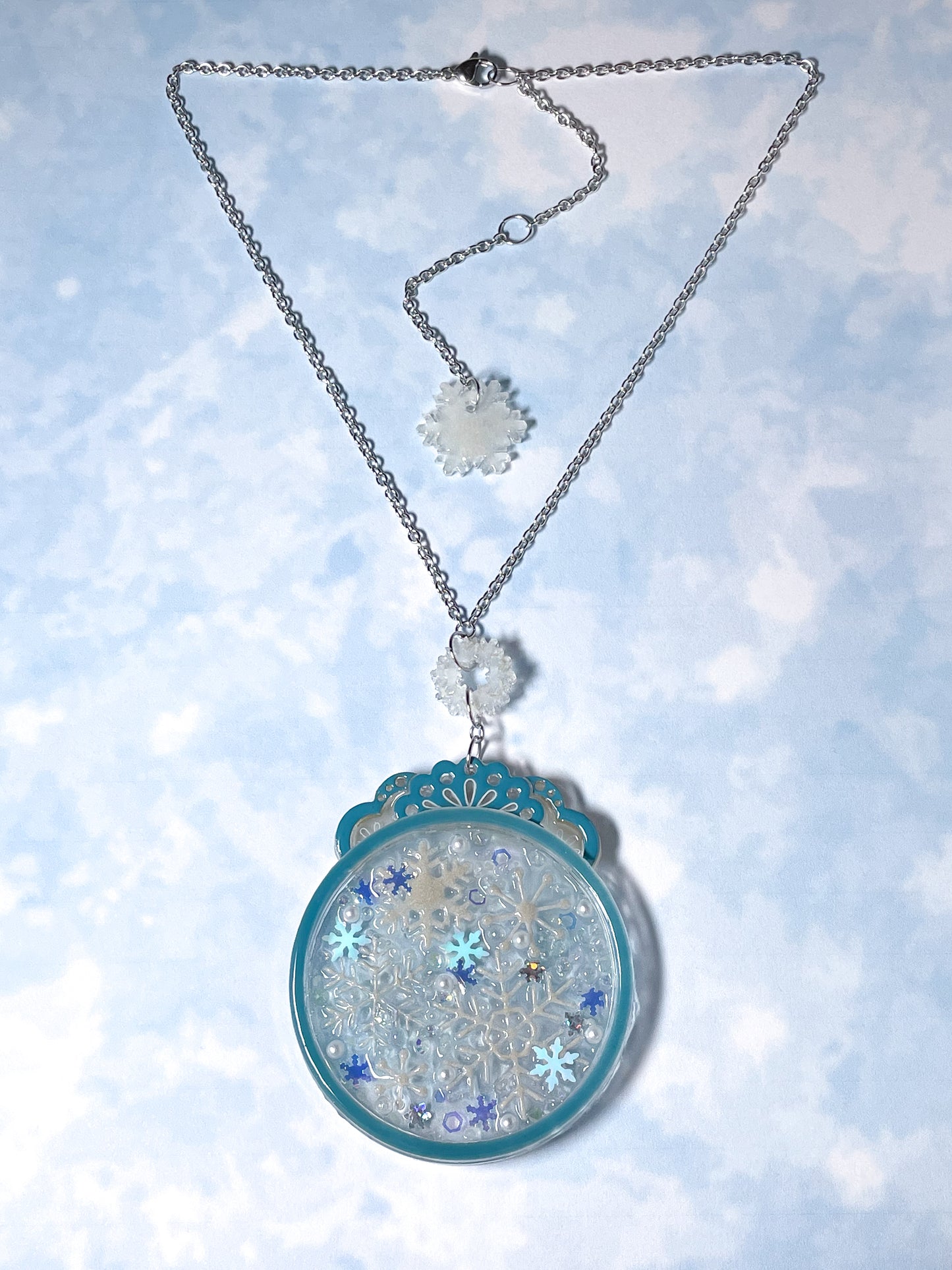 Snow Crystal Necklace